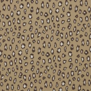 brown animal jacquard fabric from Kai
