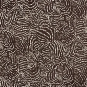 brown animal jacquard fabric from Kai