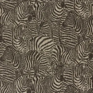black-grey animal jacquard fabric from Kai