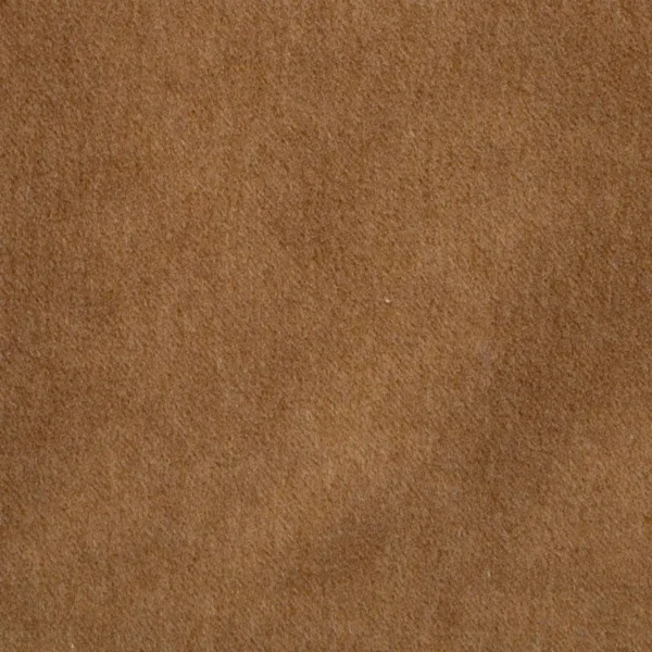 Savona Fabric - Ochre by brown plain velvet-chenille fabric from Kai