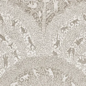 white animal velvet-chenille fabric from Kai