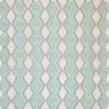 blue geometric embroideried fabric from Nina Campbell