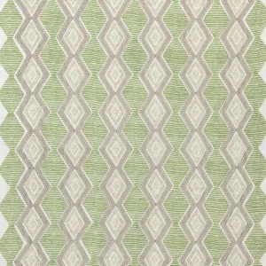 brown geometric embroideried fabric from Nina Campbell