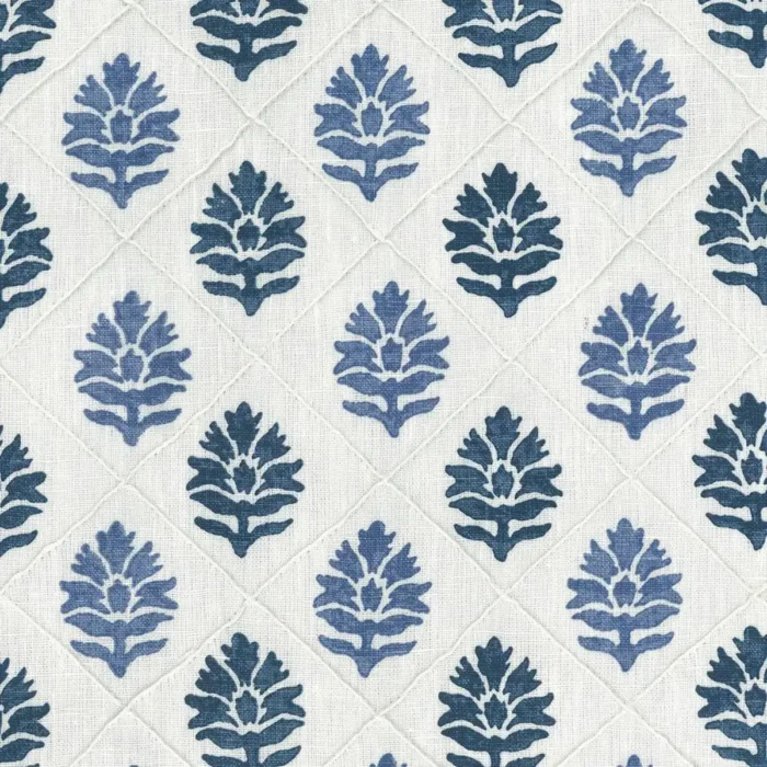 Camille Fabric - Indigo / Blue swatch