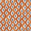 orange striped cotton fabric from Nina Campbell