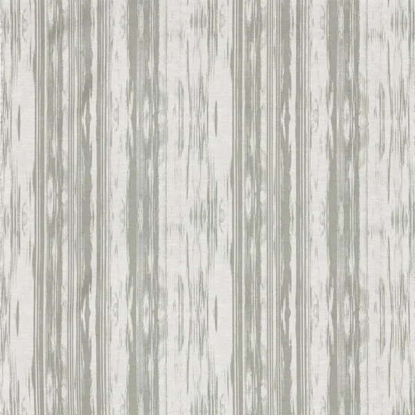Pampelonne Fabric - Grey by black-grey striped jacquard fabric from Nina Campbell