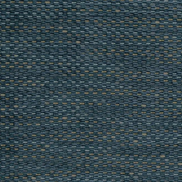 Tartuffe Fabric - Indigo / Blue / Bronze by blue misc velvet-chenille fabric from Nina Campbell
