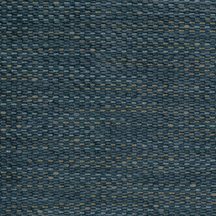 Tartuffe Fabric - Indigo / Blue / Bronze swatch