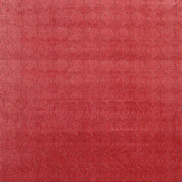 red geometric velvet-chenille fabric from Nina Campbell