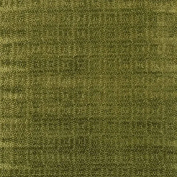 green geometric velvet-chenille fabric from Nina Campbell