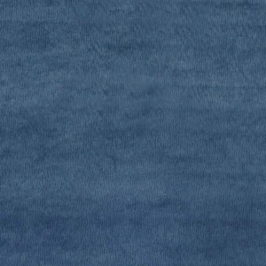 blue plain velvet-chenille fabric from Nina Campbell
