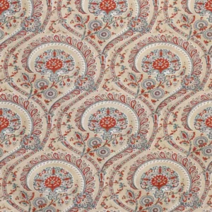 multicolour botanical linen fabric from Nina Campbell