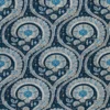 blue botanical linen fabric from Nina Campbell