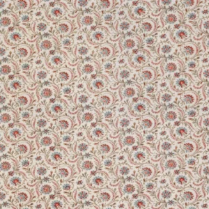 multicolour botanical linen fabric from Nina Campbell