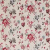 red botanical embroideried fabric from Nina Campbell
