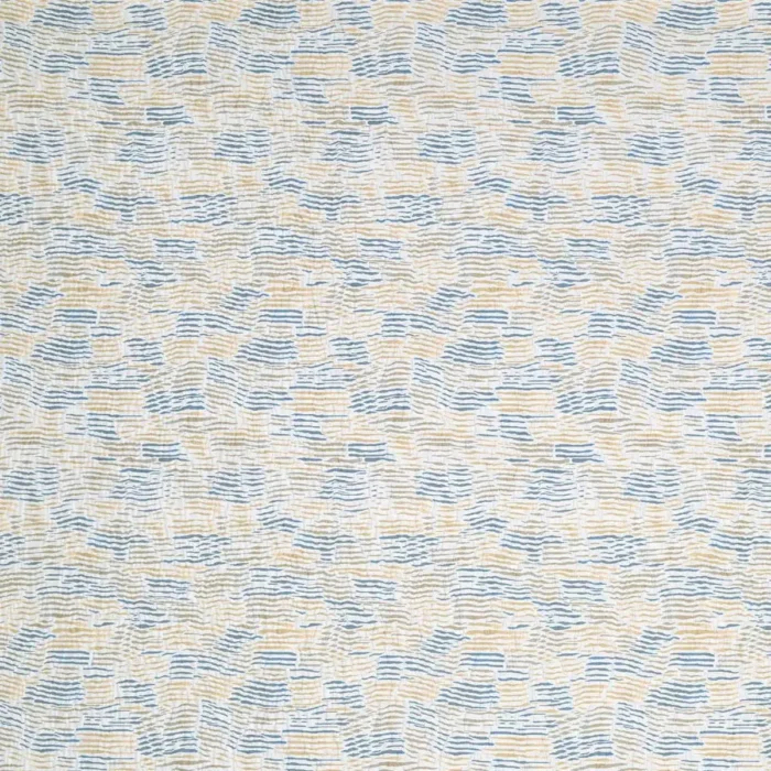 Arles Fabric - Blue / Yellow swatch
