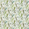 green botanical woven fabric from Nina Campbell