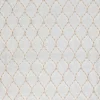 black-grey geometric embroideried fabric from Nina Campbell