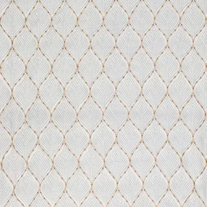 black-grey geometric embroideried fabric from Nina Campbell