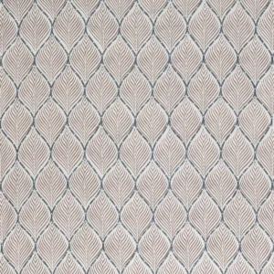 brown geometric embroideried fabric from Nina Campbell