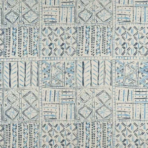 blue misc linen fabric from Nina Campbell