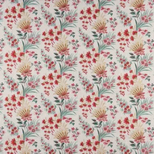 blue botanical embroideried fabric from Nina Campbell