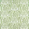 green botanical linen fabric from Nina Campbell