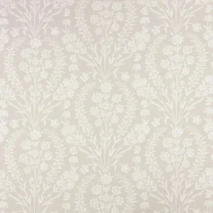 black-grey botanical linen fabric from Nina Campbell