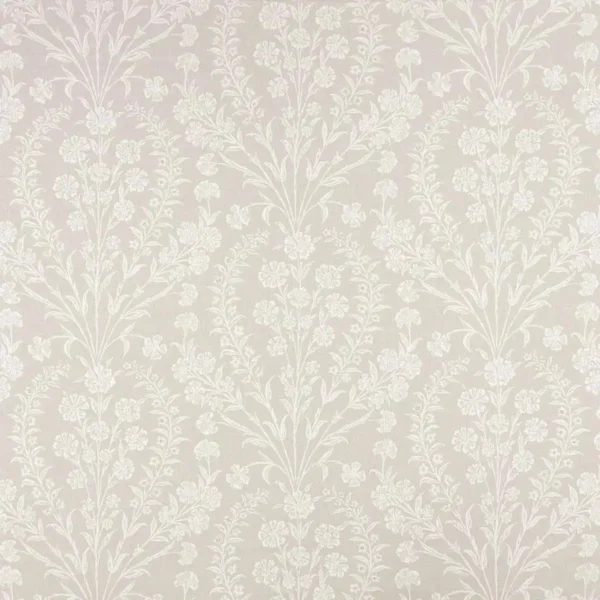 black-grey botanical linen fabric from Nina Campbell