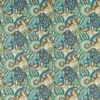 blue botanical jacquard fabric from Nina Campbell