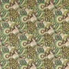 brown botanical jacquard fabric from Nina Campbell
