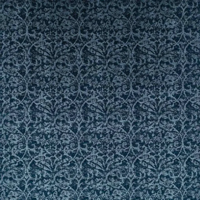 Brideshead Damask Fabric - Blue swatch