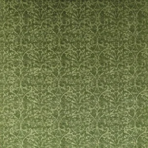 green traditional jacquard fabric from Nina Campbell