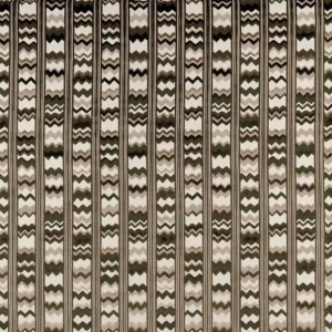 brown striped jacquard fabric from Nina Campbell