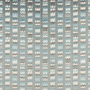 blue striped jacquard fabric from Nina Campbell