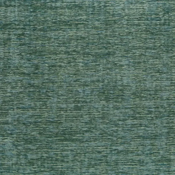 Charlton Fabric - Aqua by blue plain velvet-chenille fabric from Nina Campbell