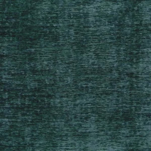 blue plain velvet-chenille fabric from Nina Campbell