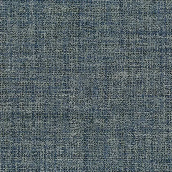 Alfriston Fabric - Blue by blue plain velvet-chenille fabric from Nina Campbell