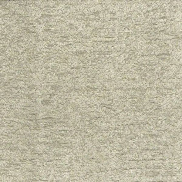 Amberley Fabric - Ivory by black-grey plain velvet-chenille fabric from Nina Campbell