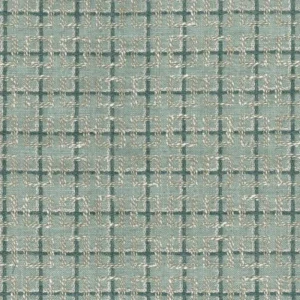 blue checked velvet-chenille fabric from Nina Campbell