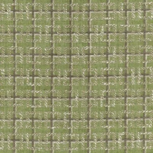 green checked velvet-chenille fabric from Nina Campbell
