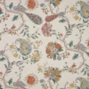 orange botanical cotton fabric from Nina Campbell