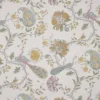yellow botanical cotton fabric from Nina Campbell