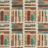 orange misc embroideried fabric from Nina Campbell