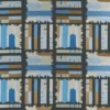 blue misc embroideried fabric from Nina Campbell