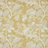 yellow botanical cotton fabric from Nina Campbell