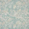 blue botanical cotton fabric from Nina Campbell