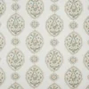white botanical embroideried fabric from Nina Campbell