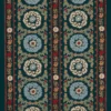 blue traditional embroideried fabric from Nina Campbell