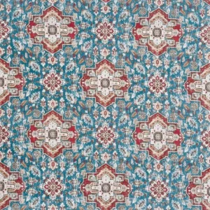 blue misc linen fabric from Nina Campbell